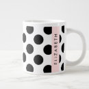 Search for black and white polka dots mugs Polka dot pattern