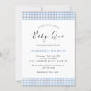 Search for blue gingham barbecue invitations Boy