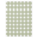 Search for green and white gingham tablecloths Chequered