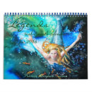 Search for mermaid calendars Watercolor