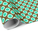 Search for turquoise brown gift wrap Dots