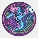 Search for girl soccer player stickers For her