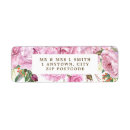 Search for purple floral wedding return address labels Garden