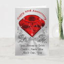 Search for ruby wedding anniversary cards Wife