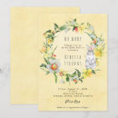 Search for spring bunny baby shower invitations Greenery