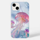 Search for aquatic life iphone cases Blue
