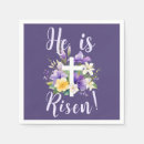 Search for he is risen napkins Bible