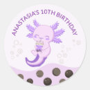 Search for axolotl stickers Birthday party