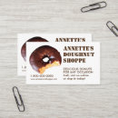 Search for donut shop business cards Food