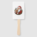 Search for santa claus hand fans Christmass