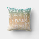 Search for teal and peach cushions White