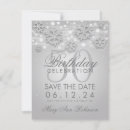 Search for 50th birthday save the dates Silver