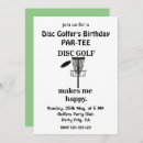 Search for golfer birthday invitations Sports