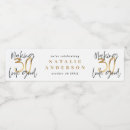 Search for black gold water bottle labels Elegant