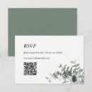 Search for qr code wedding rsvp cards Sage green
