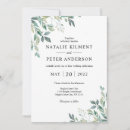 Search for elegant eucalyptus wedding invitations Succulent