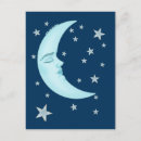 Search for sleeping moon postcards Whimsical
