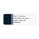 Search for scottish plaid return address labels Blue
