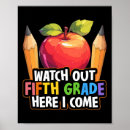 Search for 5th grade posters First day of school