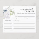 Search for recipe cards Watercolor floral