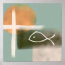 Search for christian fish art Cross