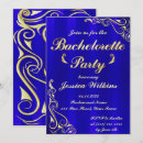 Search for royal blue hens party invitations Bachelorette