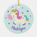 Search for rainbow glitter christmas tree decorations Unicorn