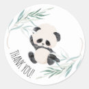 Search for panda thank you stickers Watercolor