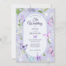 Search for purple butterfly wedding invitations Garden