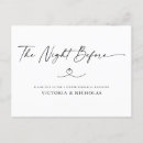Search for postcard rehearsal dinner invitations Rustic