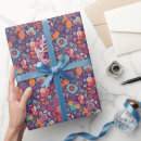 Search for purple floral wrapping paper Illustration