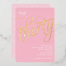 Search for feminine birthday invitations Chic