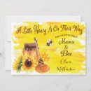 Search for honey bee baby shower invitations Rustic