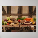 Search for healthy food posters Fresh ingredients