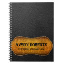 Search for black leather notebooks Modern