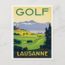 Search for vintage golf postcards Retro