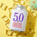 Search for 50th birthday can coolers Fifty