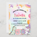 Search for unicorn doughnut birthday invitations Cute
