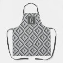 Search for light gray aprons Monogrammed
