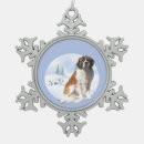 Search for st bernard christmas tree decorations Saint bernard dog