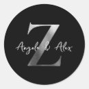 Search for z monogram stickers Black