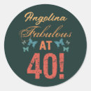 Search for funny 40th birthday stickers Fabulous