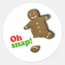 Search for gingerbread cookie stickers Oh snap