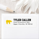 Search for yellow return address labels Yellow and black