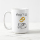 Search for wedding officiant mugs Thank you