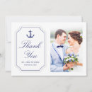 Search for nautical wedding thank you cards Yacht club