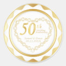 Search for golden anniversary wedding stickers Heart