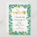Search for jungle safari save the dates Baby shower