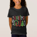 Search for funny matching family christmas tshirts Squad