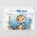 Search for otter birthday invitations Boy